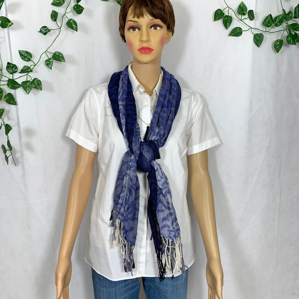 Blue Ombre Scarf